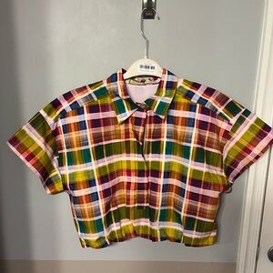 Marie Oliver Multicolor Plaid Shirt